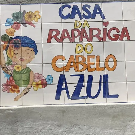 דירה A Casa Da Rapariga De Cabelo Azul מנטגאס